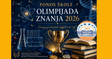 ИЗВАНРЕДАН УСПЈЕХ НАШИХ УЧЕНИКА НА ОЛИМПИЈАДИ ЗНАЊА 2026! ИЗВАНРЕДАН УСПЈЕХ НАШИХ УЧЕНИКА НА ОЛИМПИЈАДИ ЗНАЊА 2026!